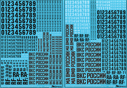 Russian Air and Space Force Numbers Type 2018