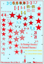 UM 265 DECALS PE-2-1/72