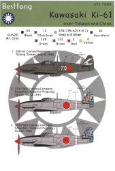 Kawasaki Ki-61 over Taiwan and China