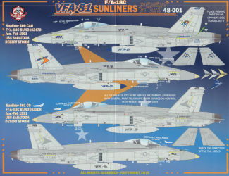 F/A-18C VFA-81 Sunliners Desert Storm