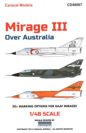 Caracal Models 48067 1 48 Mirage Iii Over Australia Decal First Look