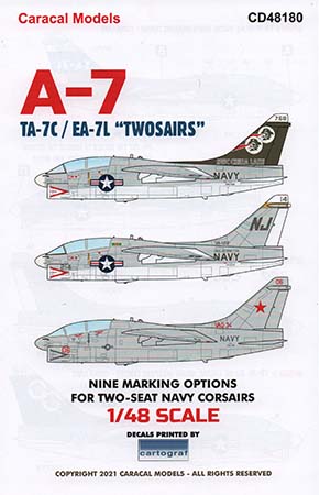 A-7 TA-7C/EA-7L 'Twosairs'