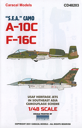 SEA Camo A-10C F-16C
