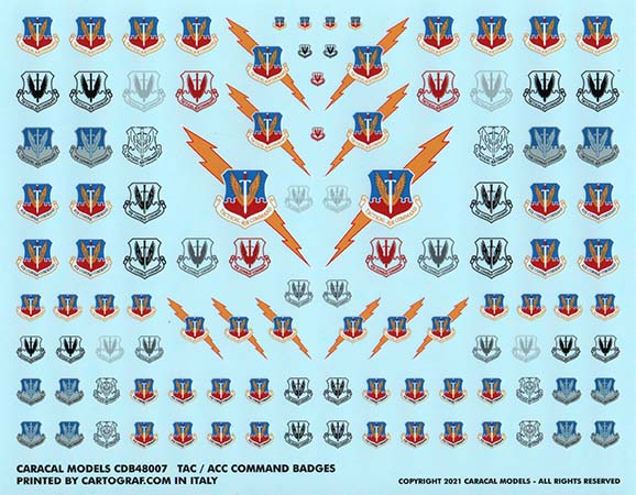 USAF TAC/ACC Command Badges