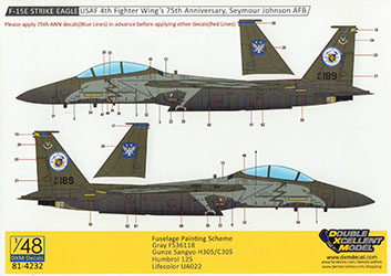 F-15E Strike Eagle 4th FW 75th Anniversary