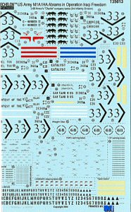 Echelon US Army OIF Decals