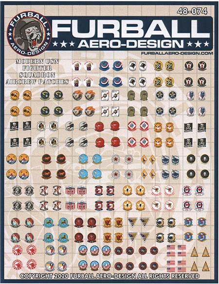 Modern USN Fighter Squadron Aircrew Patches