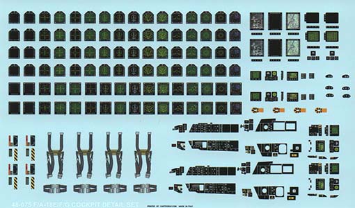 F/A-18E/F/G Cockpit Detail Set