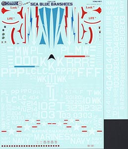 Colorful F2H-2/2P Sea Blue Banshees 