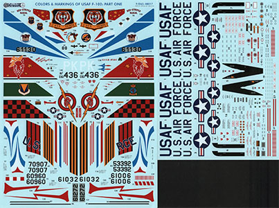 Colors and Markings of USAF F-102s