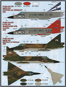 Colors and Markings of USAF F-102s