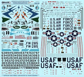 Colors and Markings of USAF Super Sabres