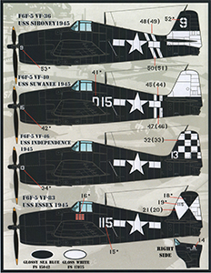 Colors and Markings of US Navy Hellcats Part 1