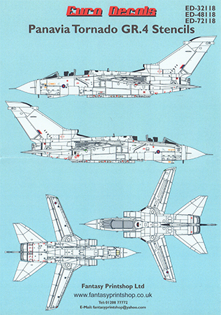 Panavia Tornado GR.4 Stencils