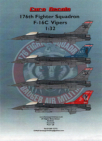 F-16C Vipers 176th Fighter Squadron