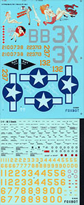 Foxbot 1/48 C-47 Pin-up Nose Art w/Airframe Stencils Part 1 Decal First Look