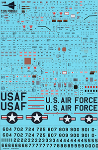F-106 Delta Dart Stencils