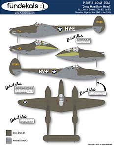 P-38E/F/G/H Lightning