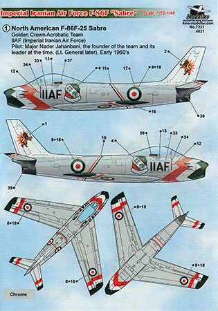 Imperial Iranian Air Force F-86F Sabre