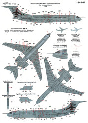 Vickers VC10 C.Mk.IK RAF Anniversary Markings