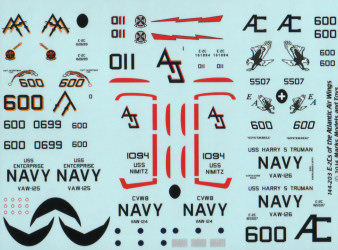 Atlantic Coast Hawkeyes Decals