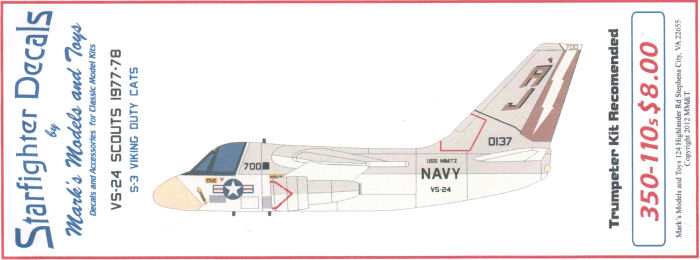 S-3A Viking VS-24 Scouts 1977-78