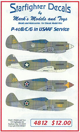 P-40B/C/G in USAAF Service