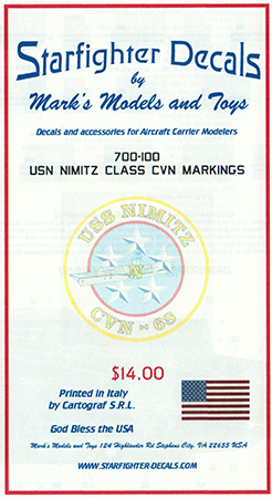 USS Nimitz-Class CVN Markings