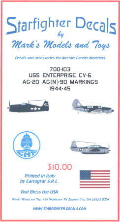 Air Group 20/AG(N)-90 USS Enterprisel CV 6 1944-45