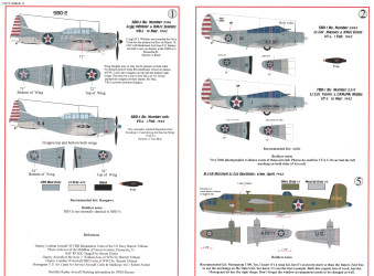 USN Hit and Run Raids Feb-Apr 1942 Decals