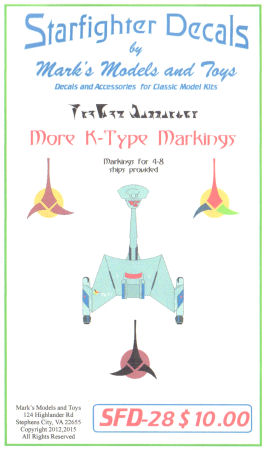 More K-Type Markings Decals