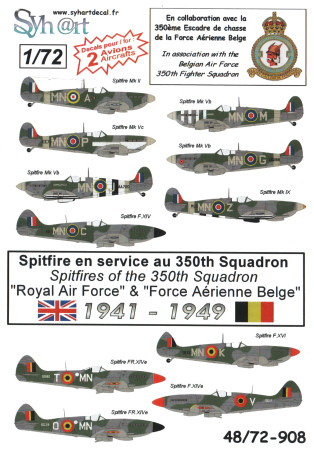 Spitfires of the 350th Squadron 1941-1949