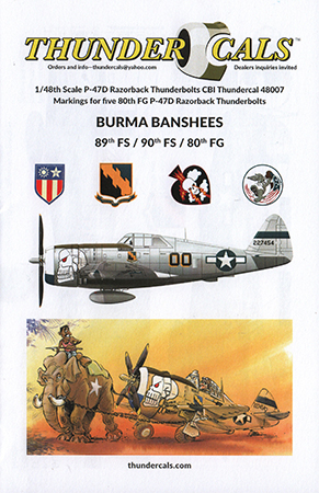 P-47D Razorback Thunderbolts CBI