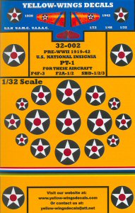 Yellow-Wings Decals