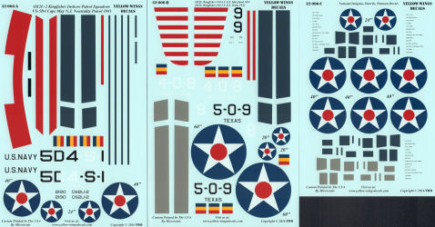 Yellow-Wings Decals