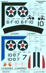 Yellow-Wings Decals