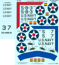 Yellow-Wings Decals