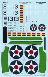 Yellow-Wings Decals