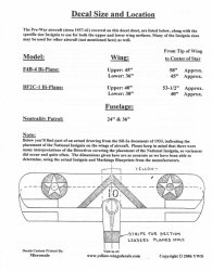 Yellow-Wings Decals