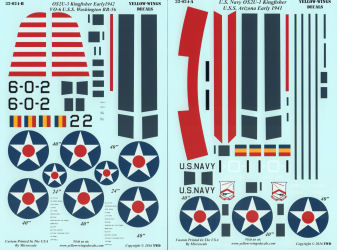 Yellow-Wings Decals