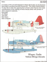 Yellow-Wings Decals