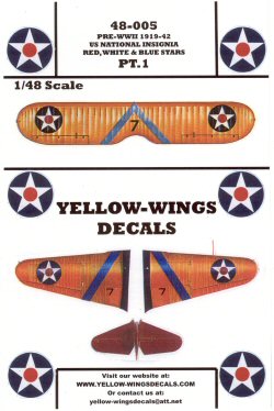 Yellow-Wings Decals