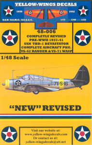 Yellow-Wings Decals