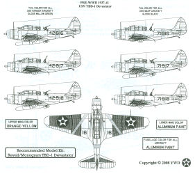 Yellow-Wings Decals