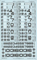 Yellow-Wings Decals