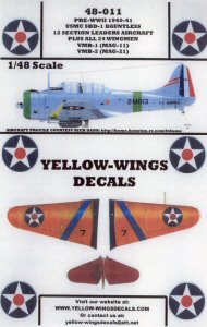 Yellow-Wings Decals