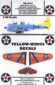Yellow-Wings Decals