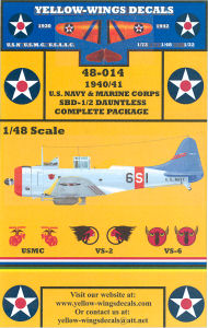 Yellow-Wings Decals