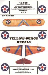 Yellow-Wings Decals
