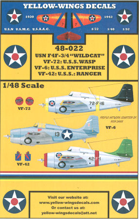 Yellow-Wings Decals